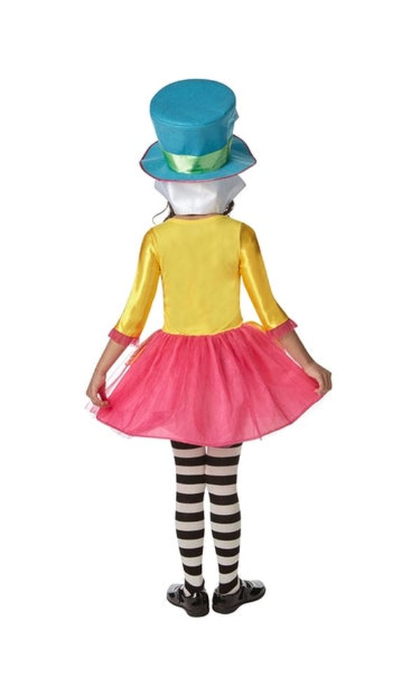 MAD HATTER GIRLS DELUXE COSTUME FOR KIDS - DISNEY