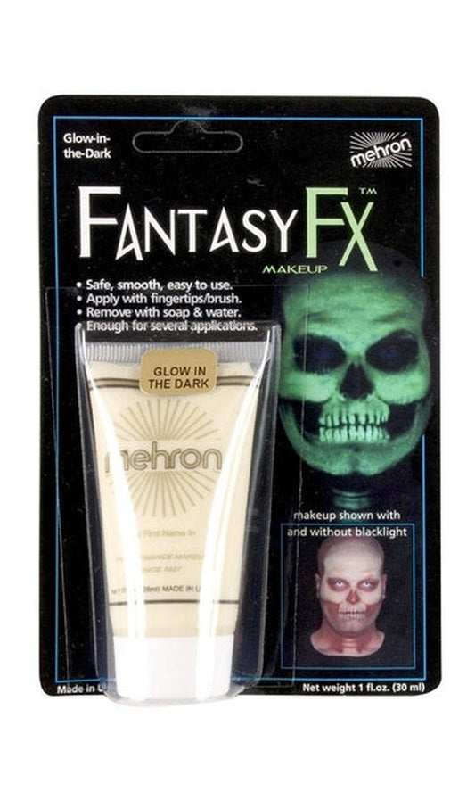 MEHRON Fantasy FX Make Up 30ml Glo N Dark Face paint