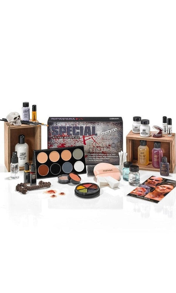 MEHRON PROFESSIONAL SPECIAL EFFECTS FX ALL PRO MAKEUP KIT COMPLETE KIT