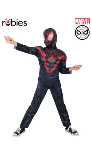 MILES MORALES DELUXE LENTICULAR COSTUME, CHILD