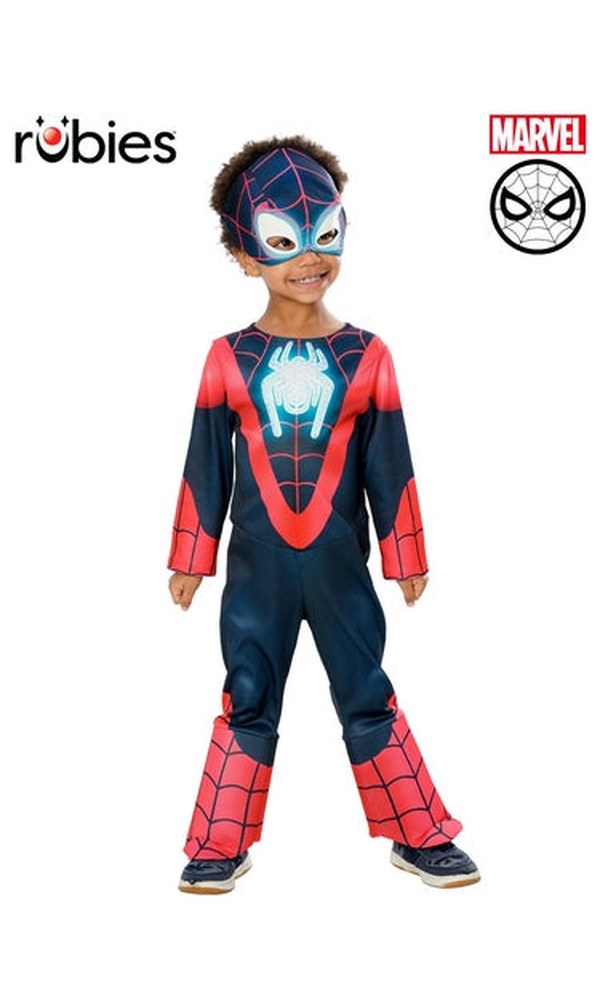 MILES MORALES SAHAF DELUXE GLOW IN DARK, CHILD