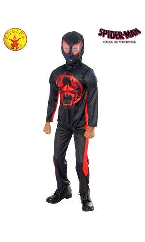 MILES MORALES SPIDER-VERSE DELUXE COSTUME, CHILD