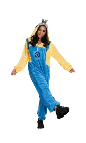 MINION DESPICABLE ME 4 JUMPSUIT, ADULT