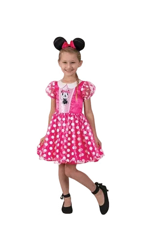 MINNIE MOUSE PINK DELUXE COSTUME, CHILD