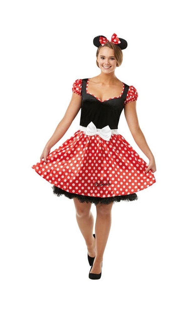 MINNIE MOUSE SASSY COSTUME, ADULT
