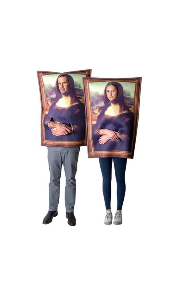 MONA LISA PAINTING COSTUME FOR ADULTS