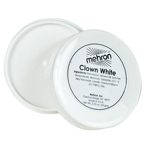 Mehron Clown White Face Cover