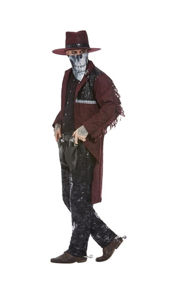 Mens Deluxe Dark Spirit Western Cowboy Costume