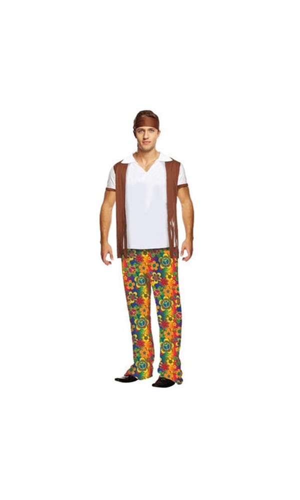 Mens Hippie Costume For Adults