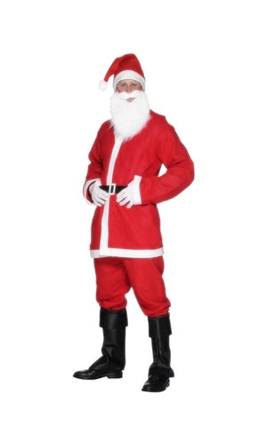 Mens Red Santa Suit Costume