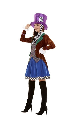 Miss Hatter Costume Womens