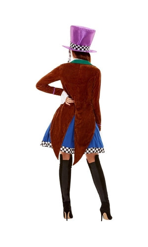 Miss Hatter Costume Womens