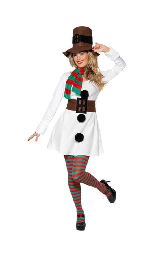 Miss Snowman Costume For Adults