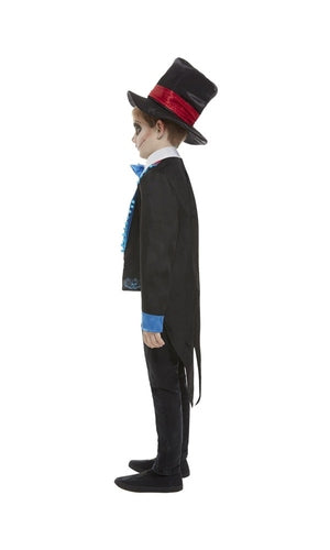 Neon Day of The Dead Boy Costume For Kids