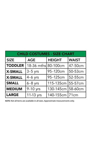 OOMPA LOOMPA CLASSIC COSTUME FOR KIDS - WILLY WONKA