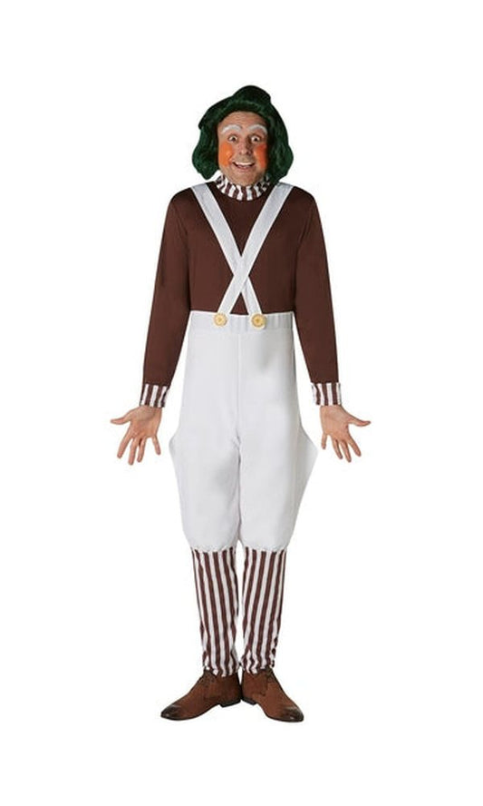 OOMPA LOOMPA DELUXE COSTUME, ADULT