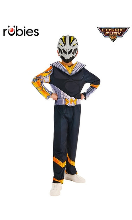 POWER RANGERS COSMIC FURY BLACK RANGER COSTUME, CHILD