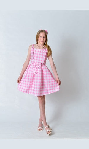 Pink Doll Dress Barbie Costume Child