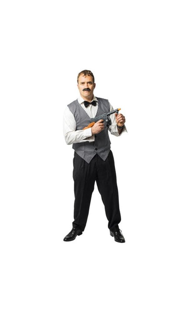 Pinstripe Waistcoat For Adults