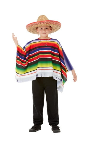Poncho, Child Western Costume