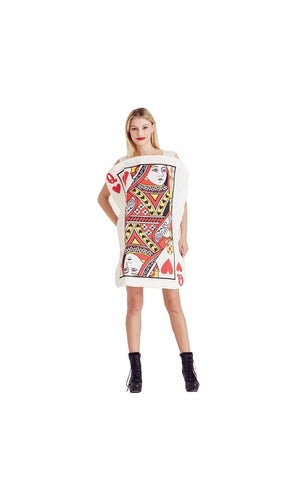 Queen Of Hearts Card Costume Mad Hatter