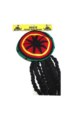 RASTA HAT AND DREADS