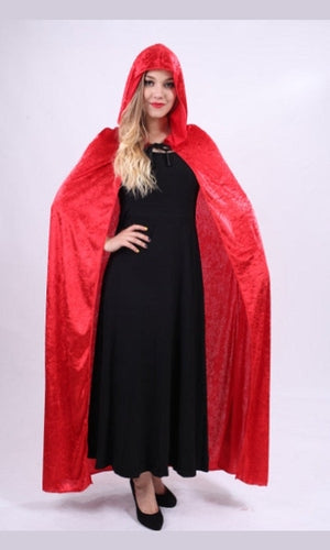 Red Cloak Cape Adult