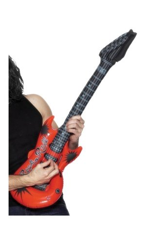 Red Inflatable Guitar, 99cm