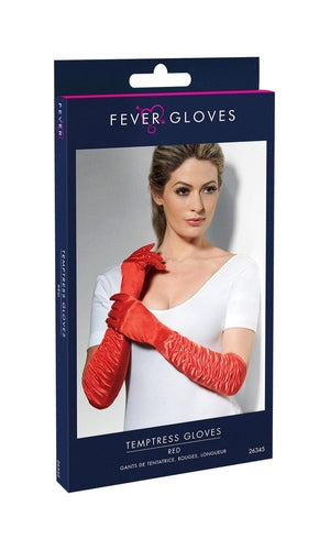 Red Long Temptress Gloves