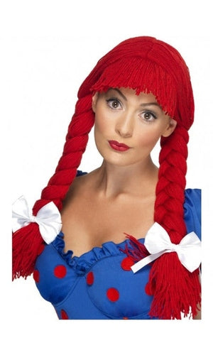 Red Rag Doll Wig