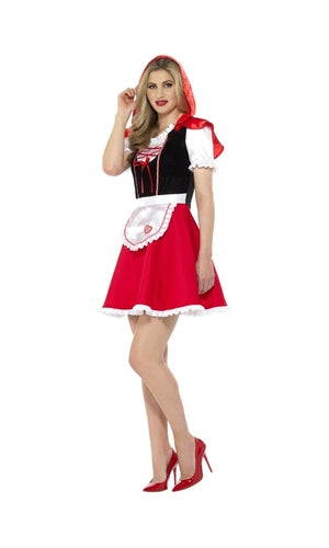 Red Riding Hood Lady Costume For Adults