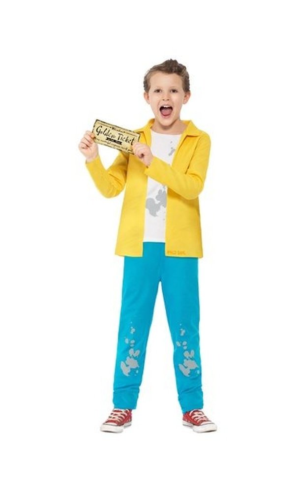 Roald Dahl Charlie Bucket Costume Willy Wonka