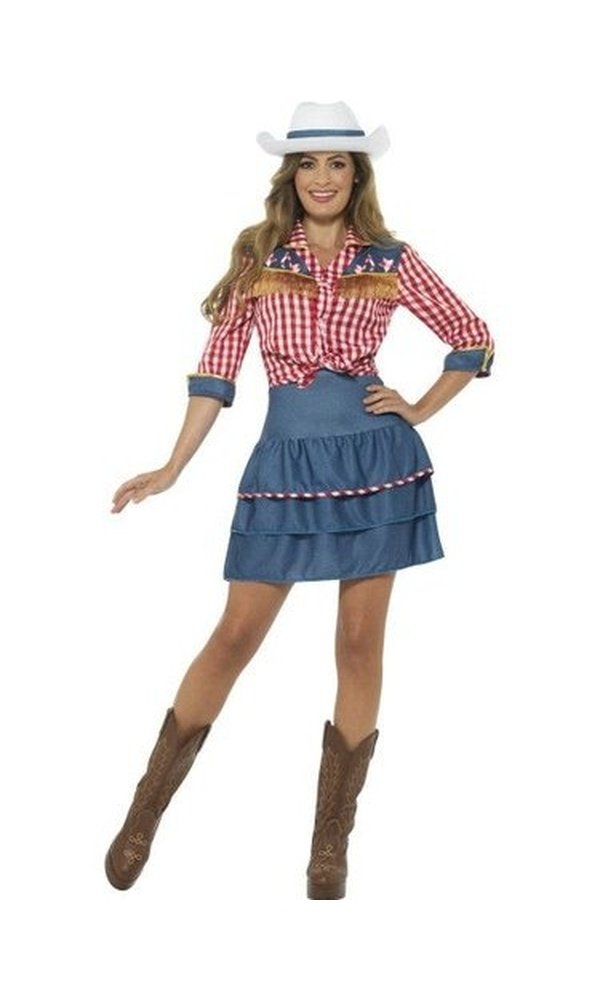 Rodeo Doll Cowgirl Womens Costume