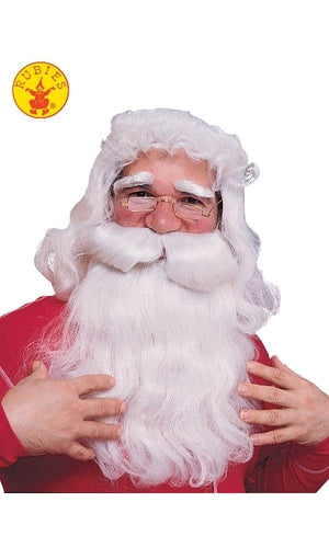 SANTA BEARD & WIG SET - ADULT