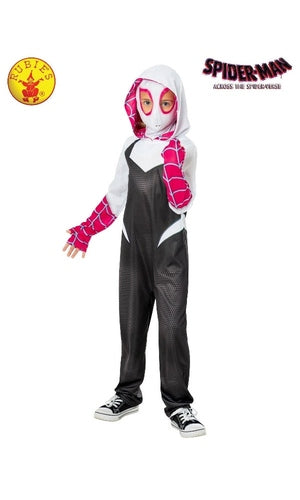 SPIDER GWEN SPIDER-VERSE DELUXE COSTUME, CHILD