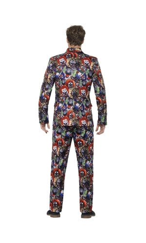 STAND OUT SUIT EVIL CLOWN FOR ADULTS