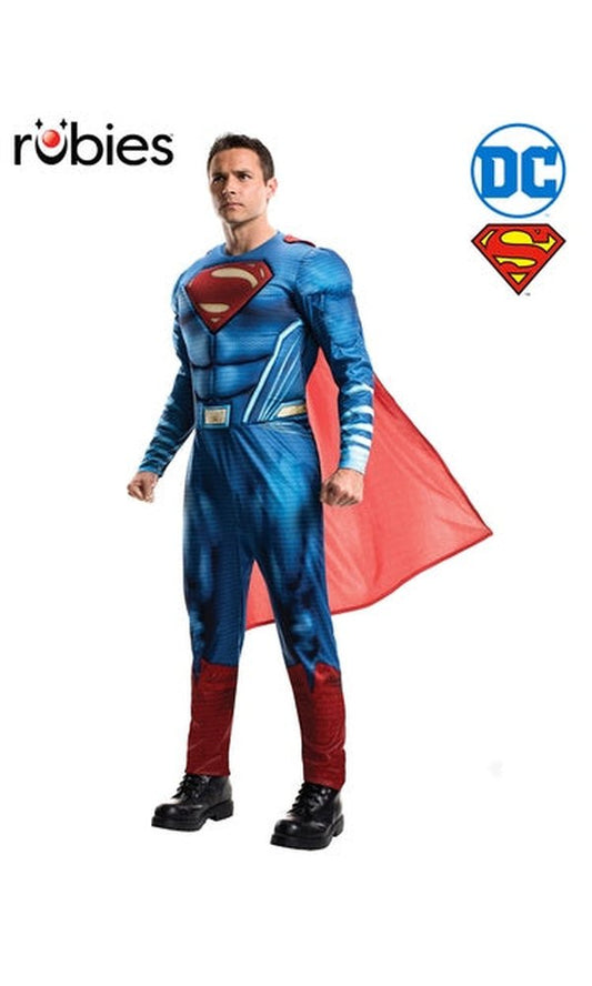 SUPERMAN DELUXE JLM COSTUME, ADULT