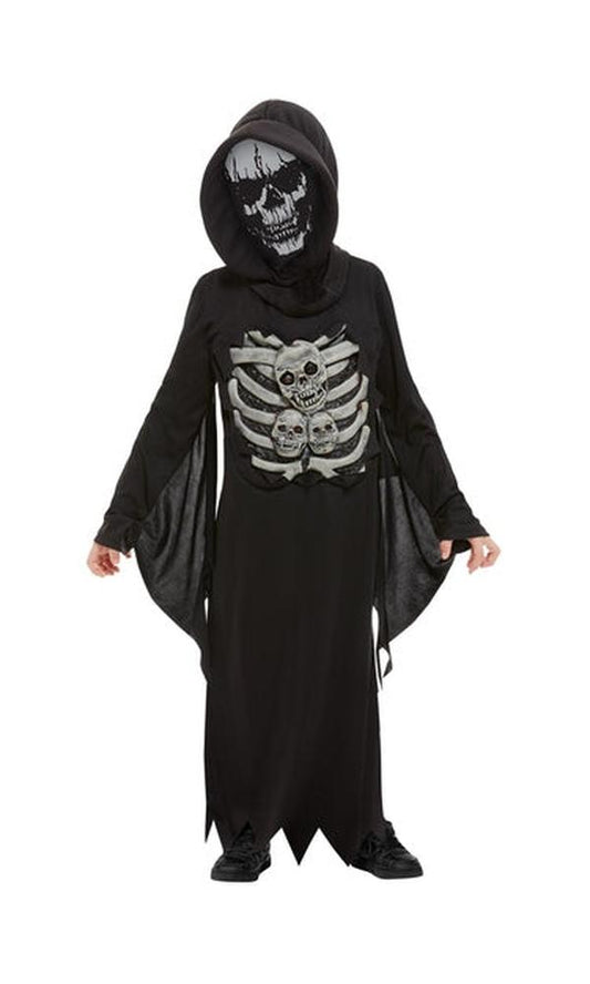 Skeleton Reaper Costume, Black Child