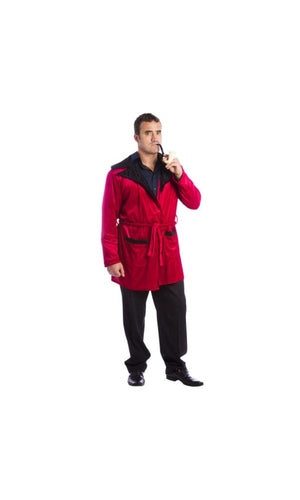 Smoking Jacket Hugh Hefner Costume For Adults