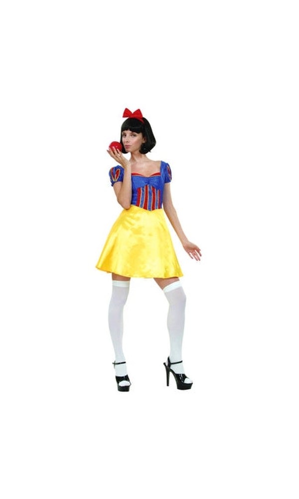 Snow White Costume Short Skirt For Adults