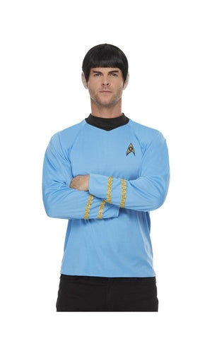 Spock Star Trek, Original Series Sciences Uniform, Blue