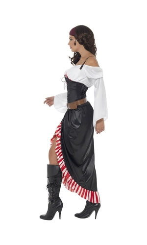 Sultry Swashbuckler, Black Pirate Costume Women