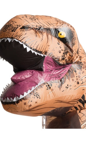 T-REX INFLATABLE PLUS SIZE COSTUME, ADULT