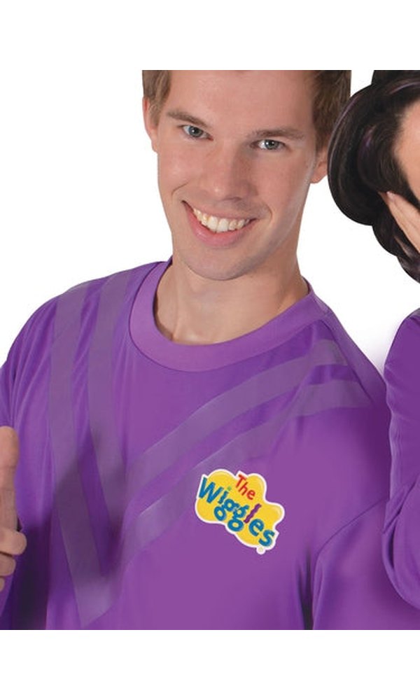 THE WIGGLES PURPLE COSTUME TOP, ADULT
