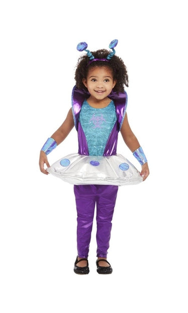 Toddler Alien Costume, Silver