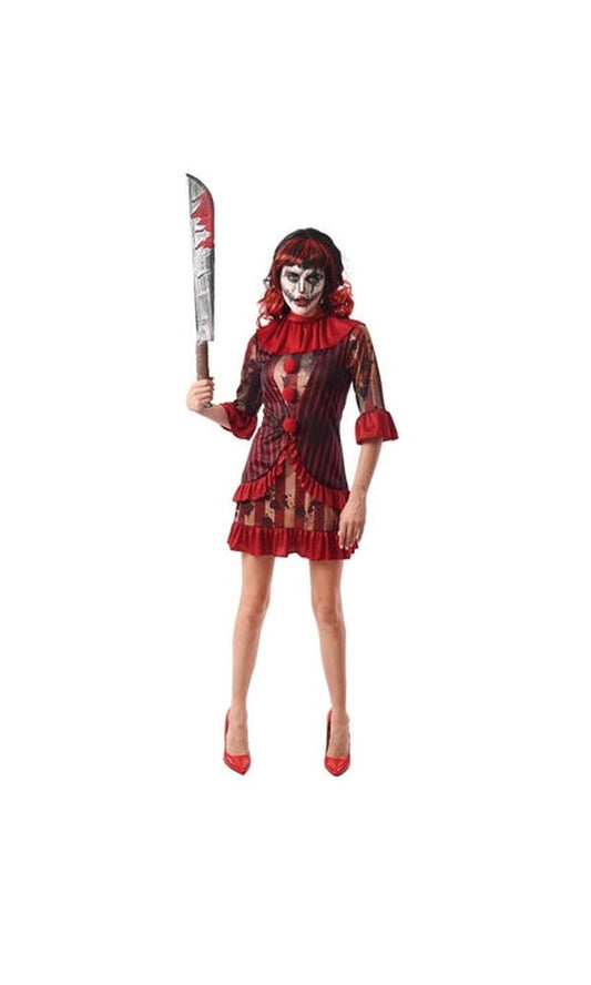 Vintage Clown Costume Womens