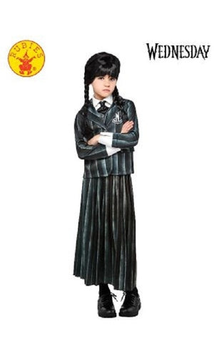 WEDNESDAY NEVERMORE ACADEMY BLACK COSTUME NETFLIX , CHILD