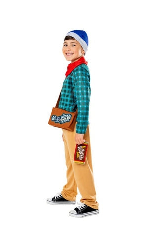 WILLY WONKA CHARLIE BUCKET DELUXE COSTUME FOR KIDS