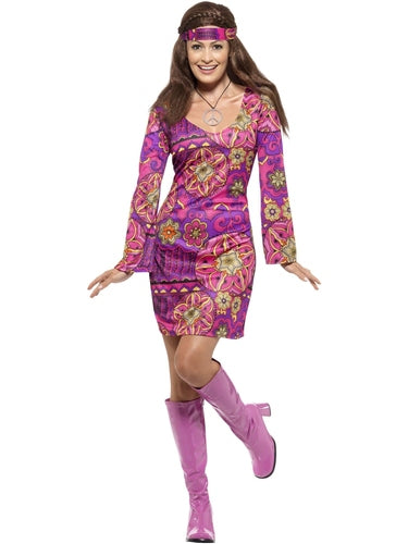 WOODSTOCK HIPPIE CHICK COSTUME FOR ADULTS