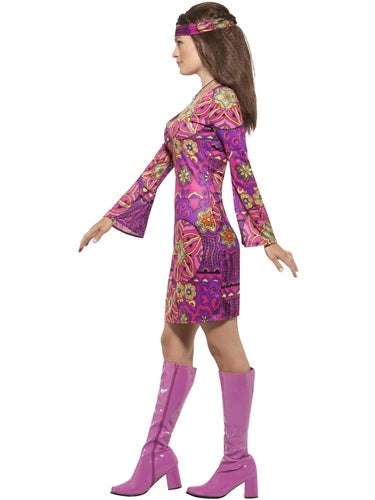 WOODSTOCK HIPPIE CHICK COSTUME FOR ADULTS